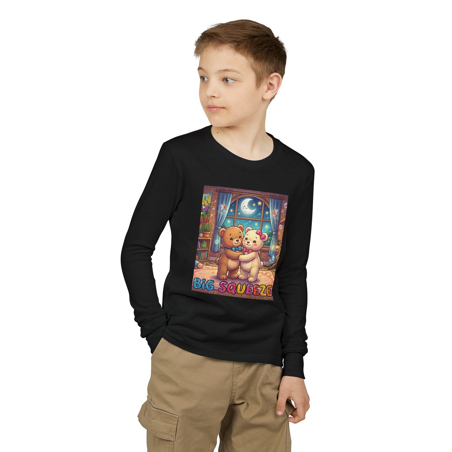 Big Squeeze Teddy Youth Jersey Long Sleeve Tee