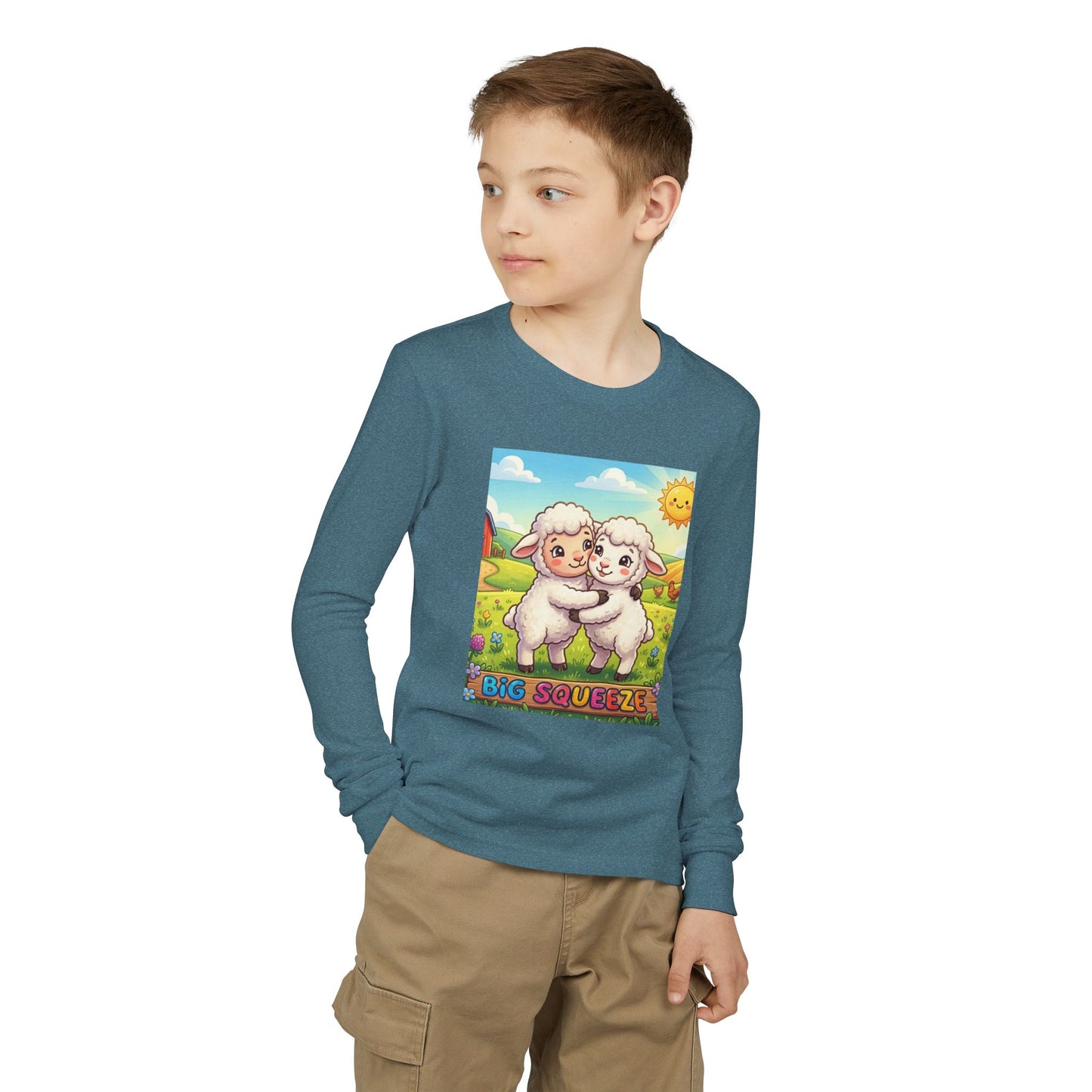Big Squeeze Lamb Youth Jersey Long Sleeve Tee