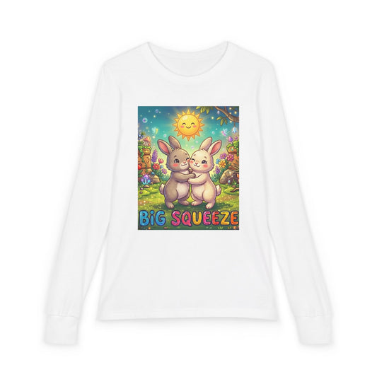Big Squeeze Bunny Youth Jersey Long Sleeve Tee