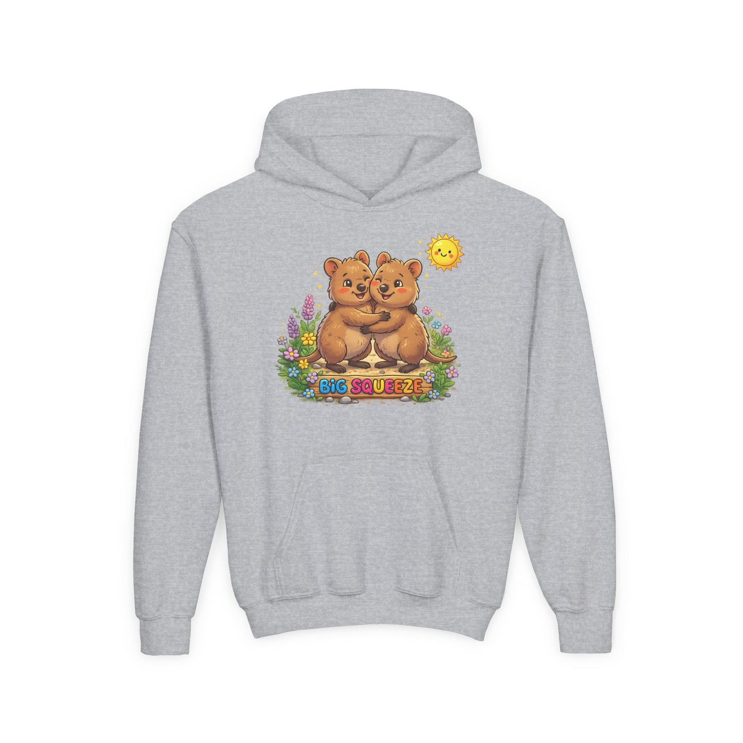 Big Squeeze Quokka Youth Heavy Blend Hooded Sweatshirt