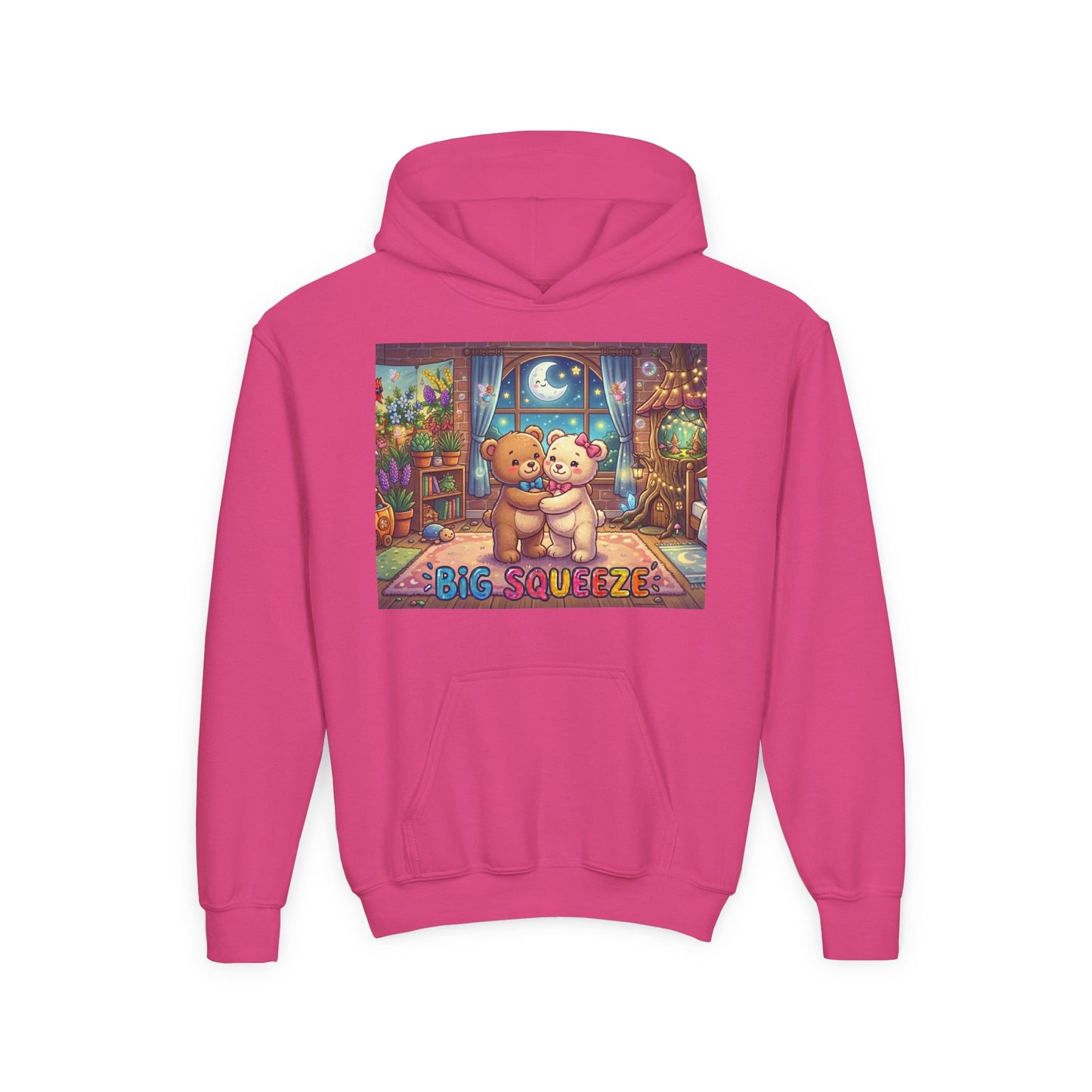 Big Squeeze Teddy Youth Heavy Blend Hooded Sweatshirt