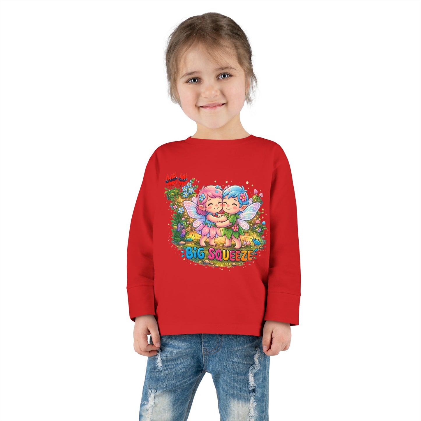 Big Squeeze Fairy Toddler Long Sleeve Tee