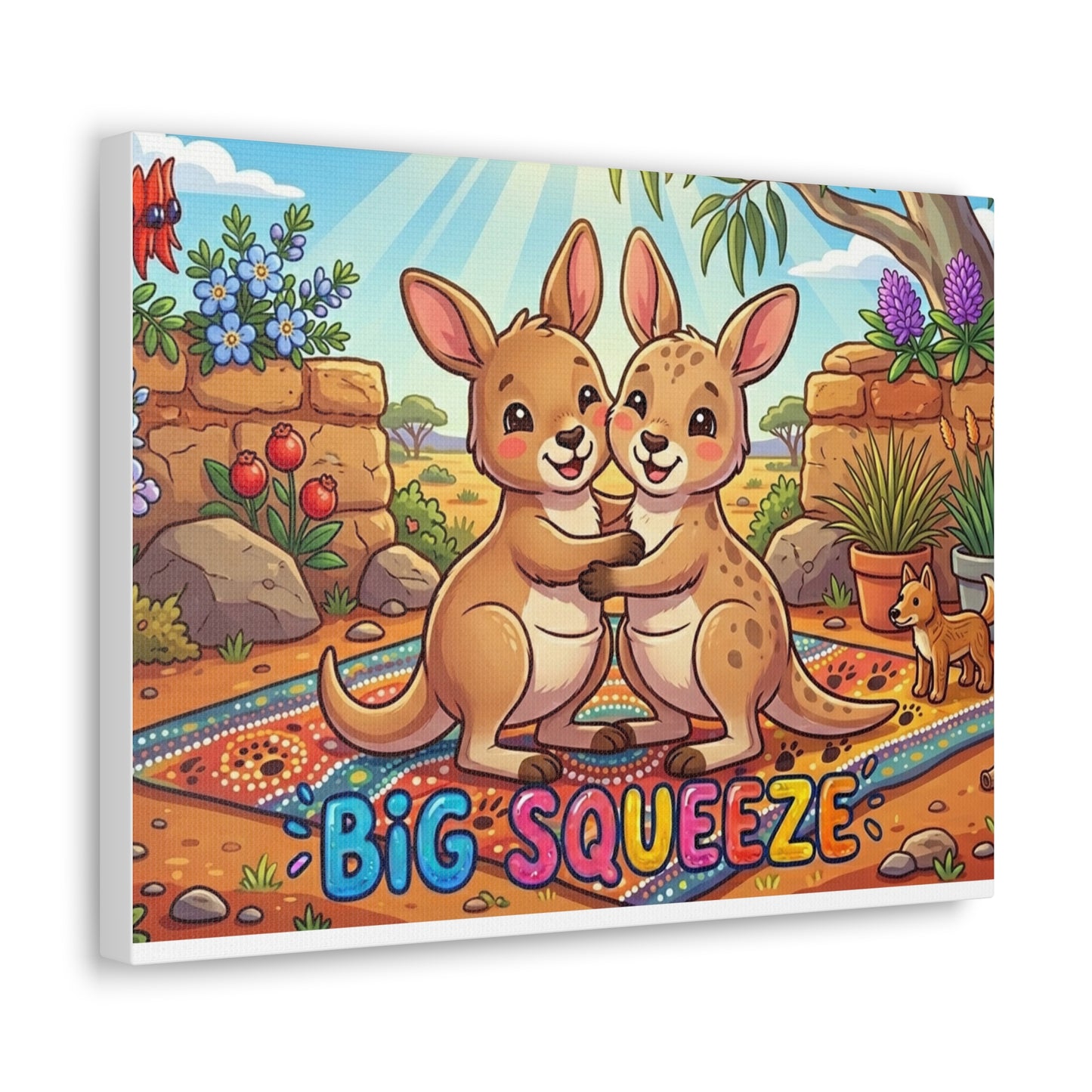 Big Squeeze Kangaroo Classic Canvas
