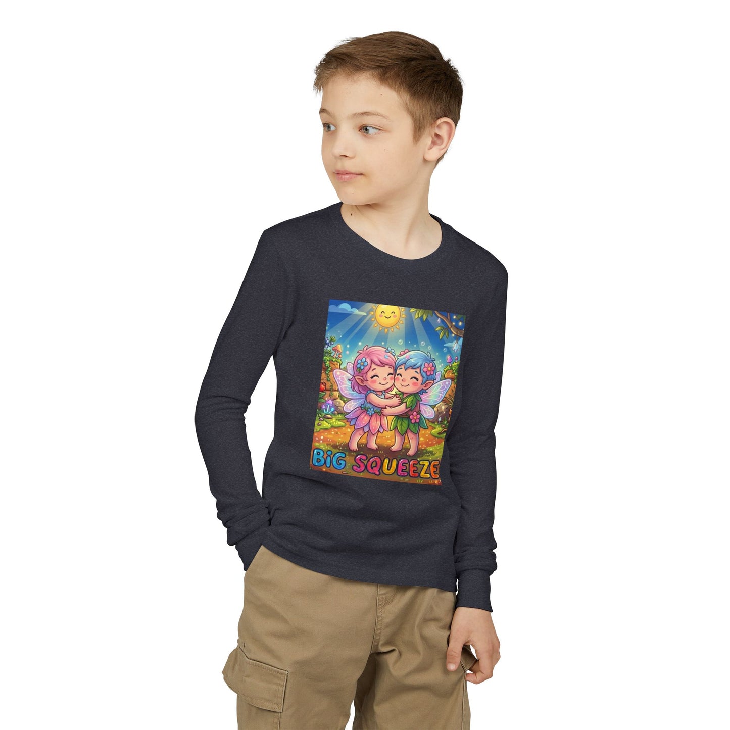 Big Squeeze Fairy Youth Jersey Long Sleeve Tee