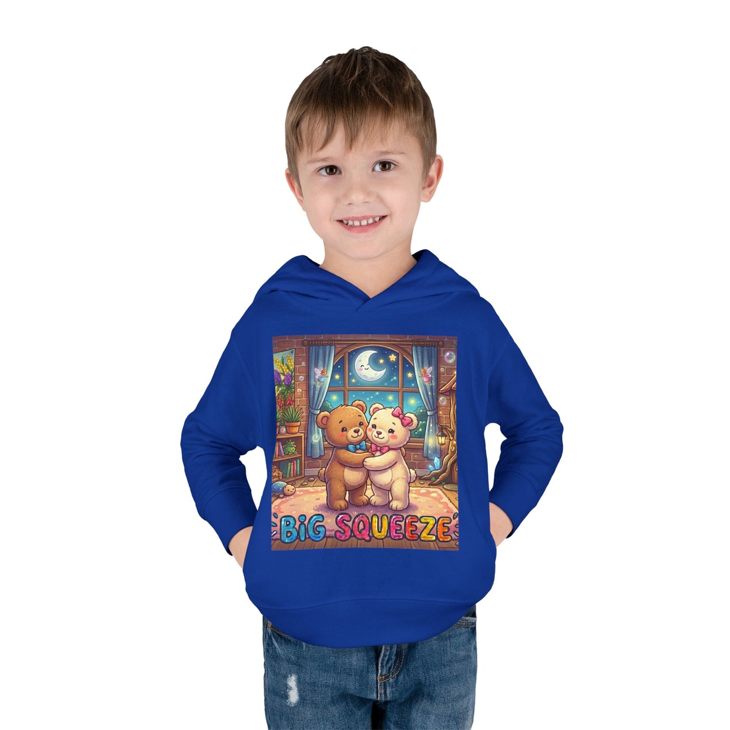 Big Squeeze Teddy Toddler Pullover Fleece Hoodie