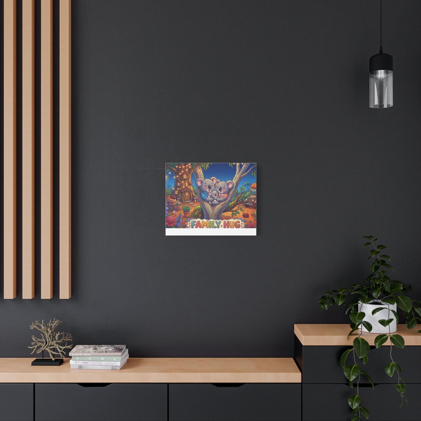 Family Hug Koala Classic Canvas
