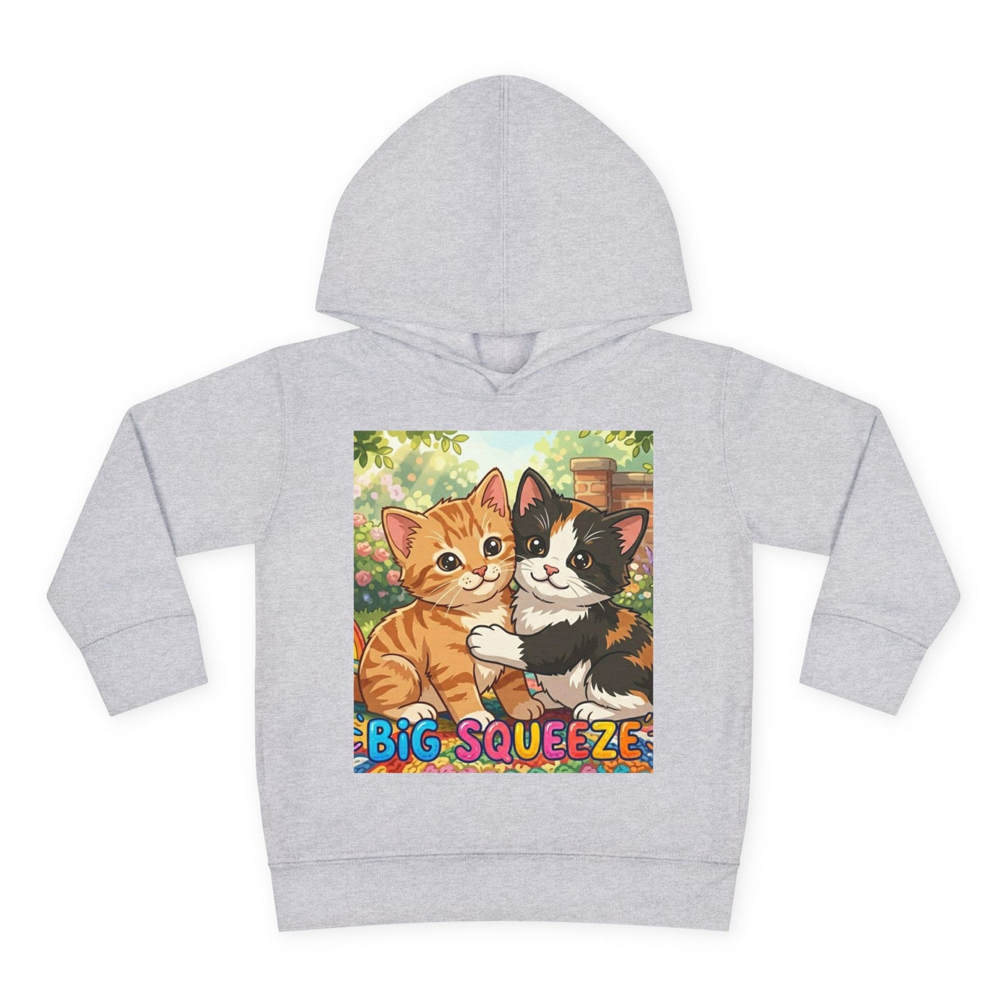 Big Squeeze Kitten Toddler Pullover Fleece Hoodie