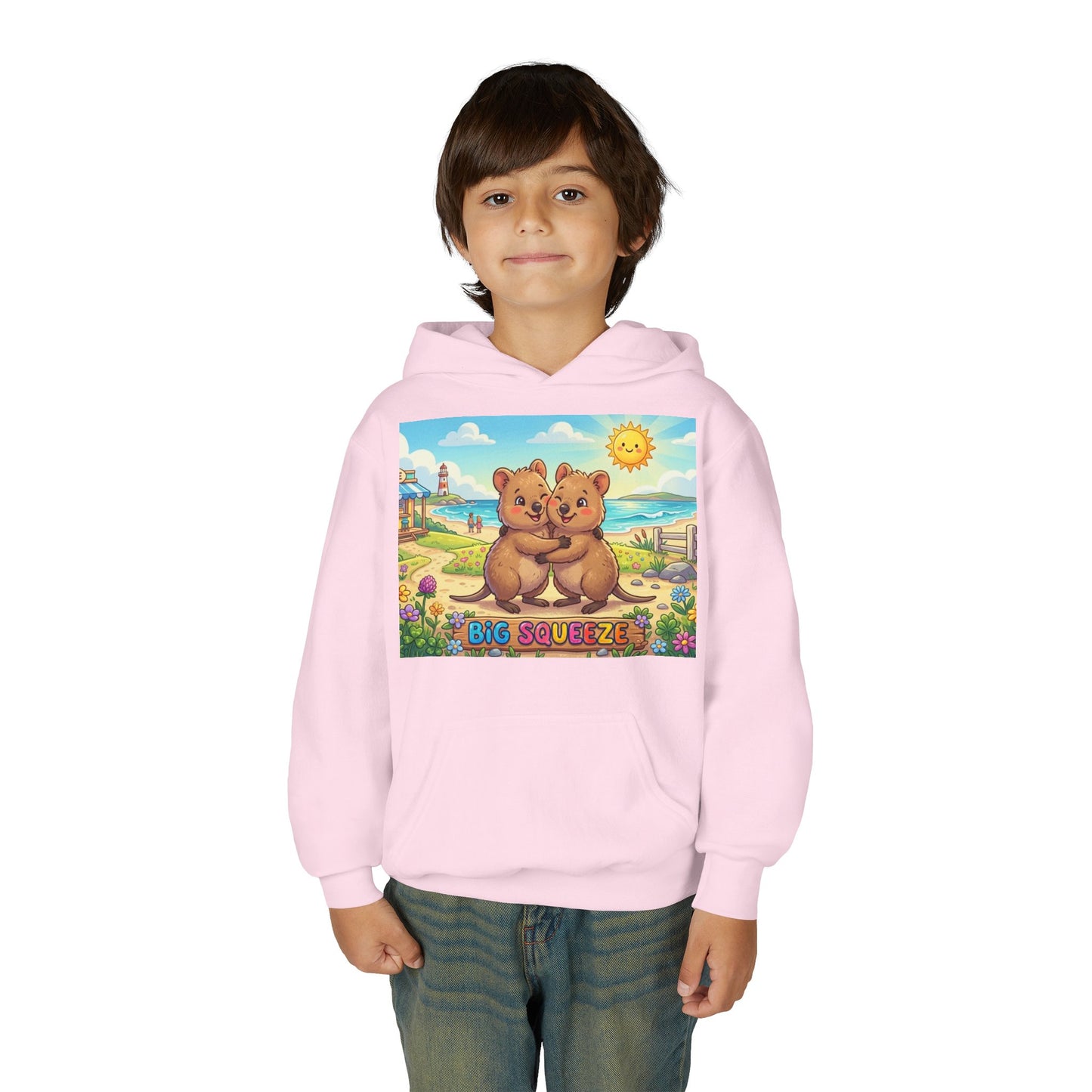 Big Squeeze Quokka Youth Heavy Blend Hooded Sweatshirt