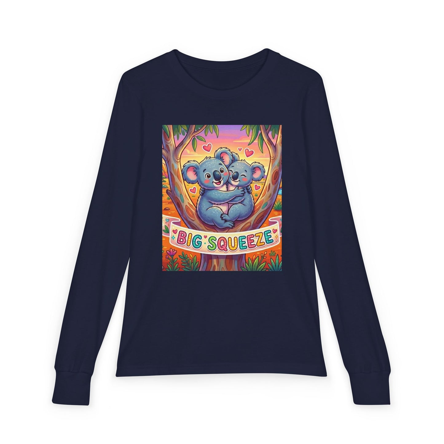 Big Squeeze Koala Youth Jersey Long Sleeve Tee