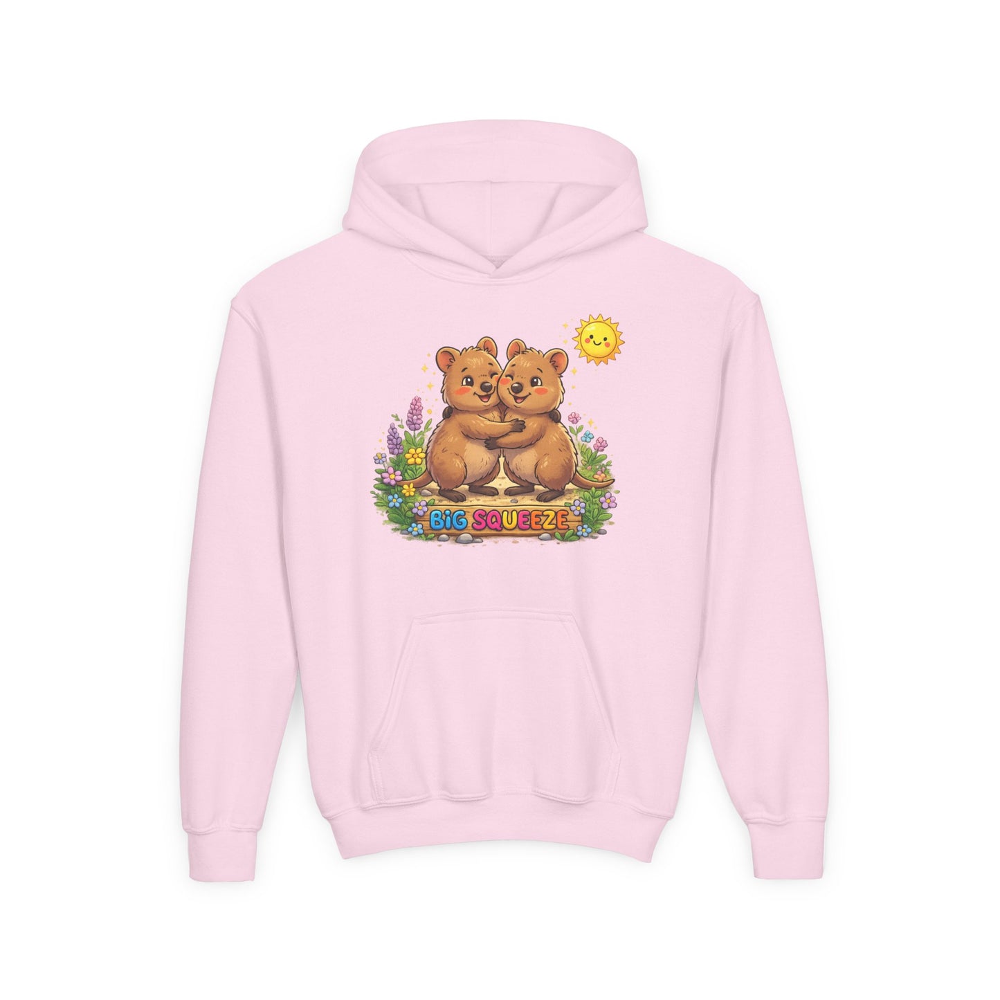 Big Squeeze Quokka Youth Heavy Blend Hooded Sweatshirt
