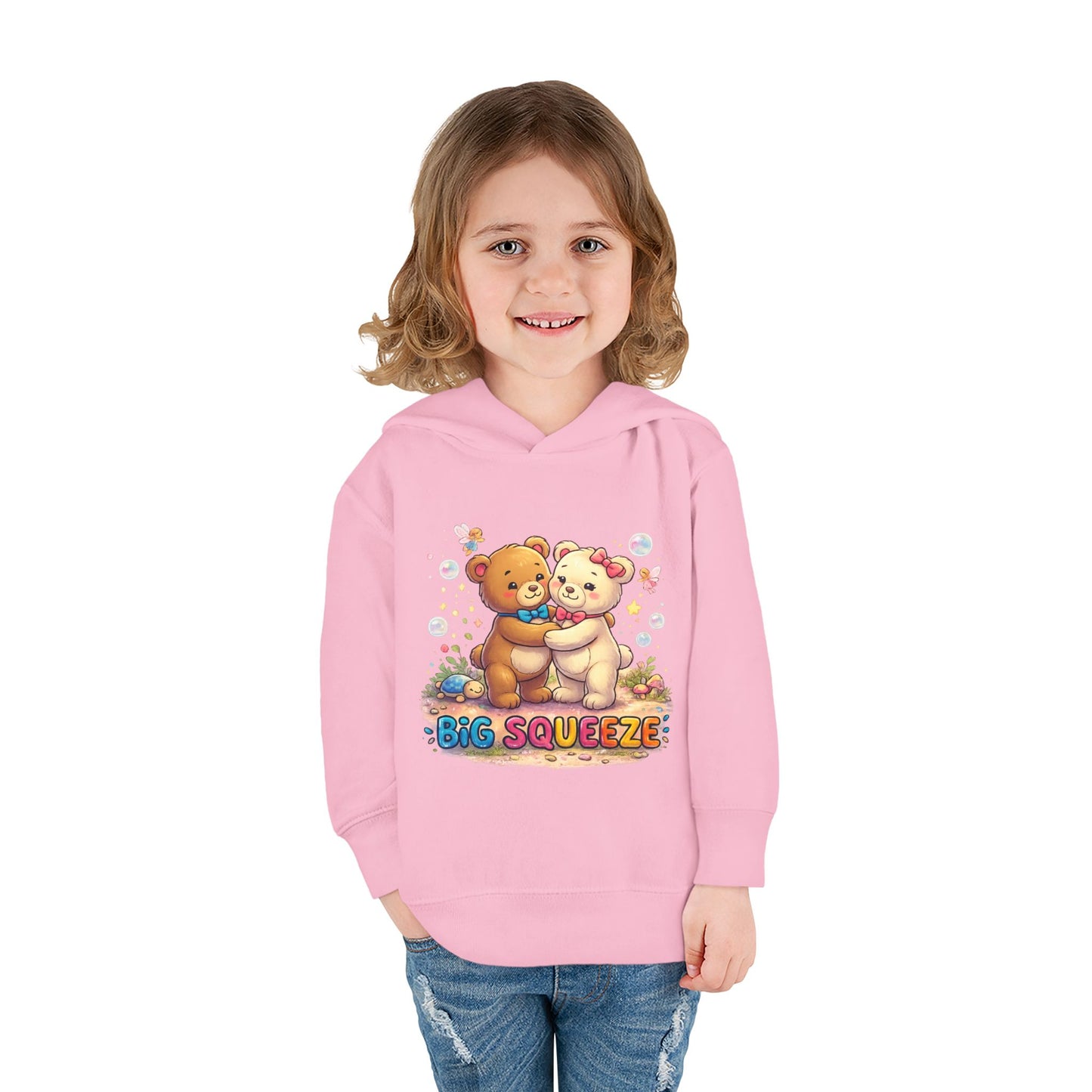 Big Squeeze Teddy Toddler Pullover Fleece Hoodie