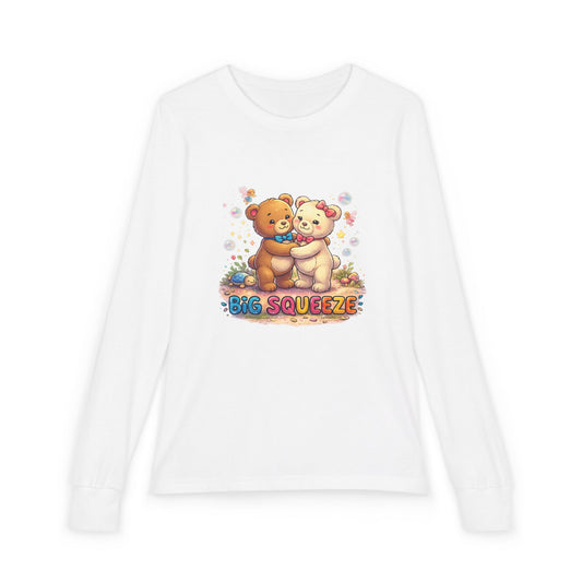 Big Squeeze Teddy Youth Jersey Long Sleeve Tee