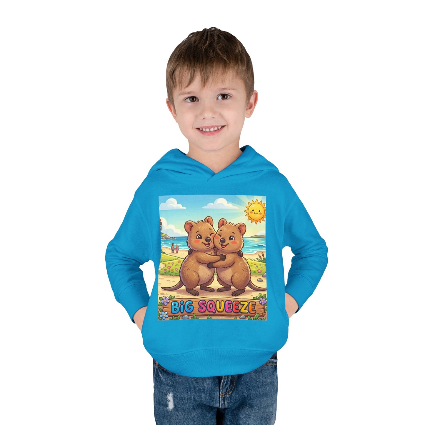 Big Squeeze Quokka Toddler Pullover Fleece Hoodie