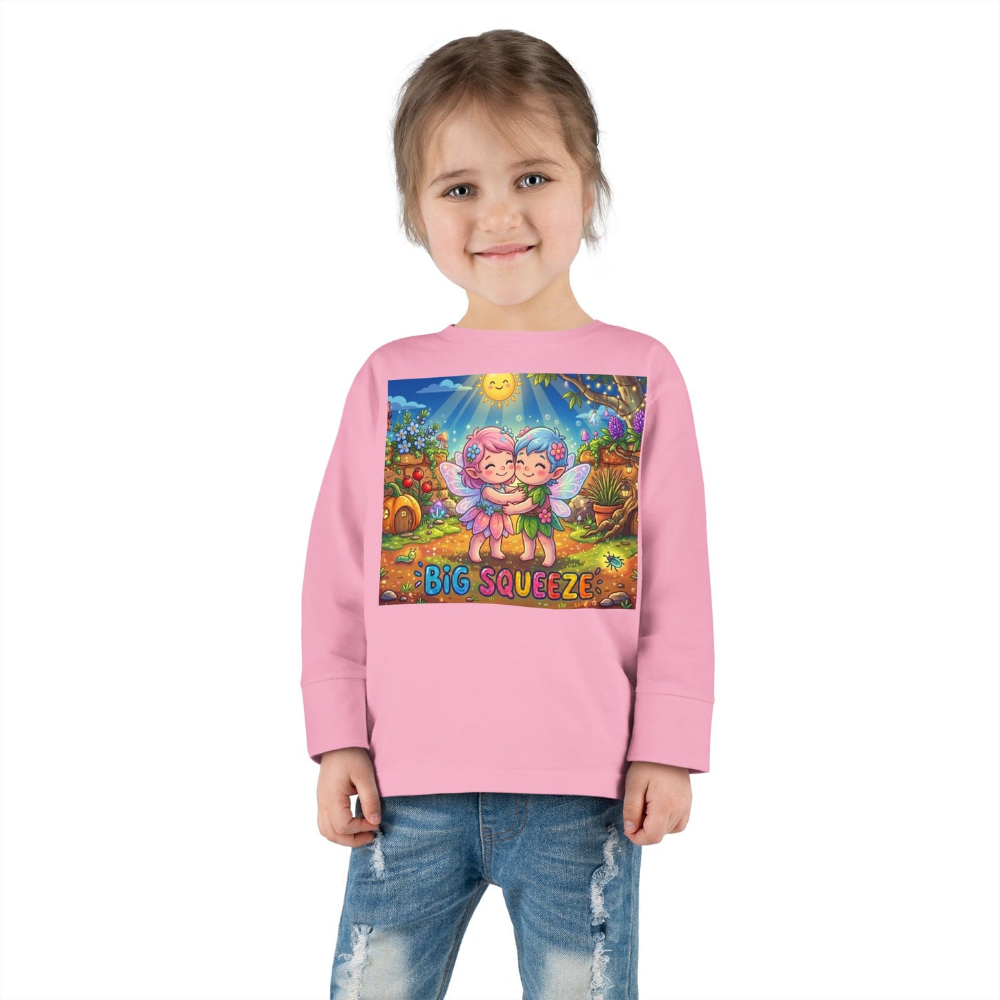Big Squeeze Fairy Toddler Long Sleeve Tee