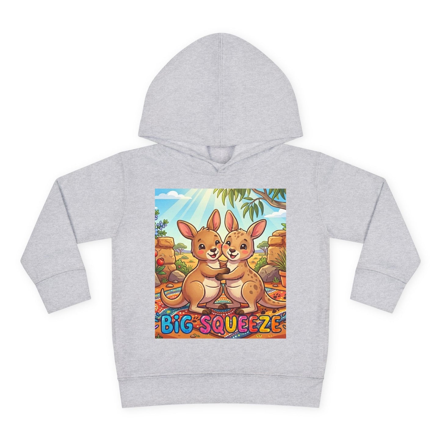 Big Squeeze Kangaroo Toddler Pullover Fleece Hoodie
