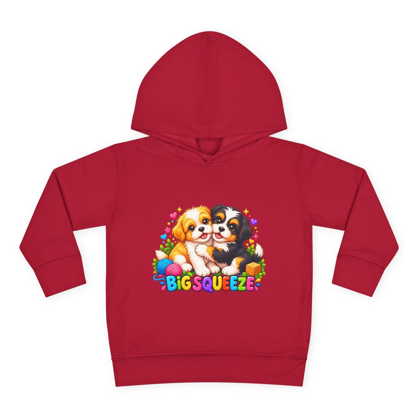 Big Squeeze Shih Tzu Toddler Pullover Fleece Hoodie