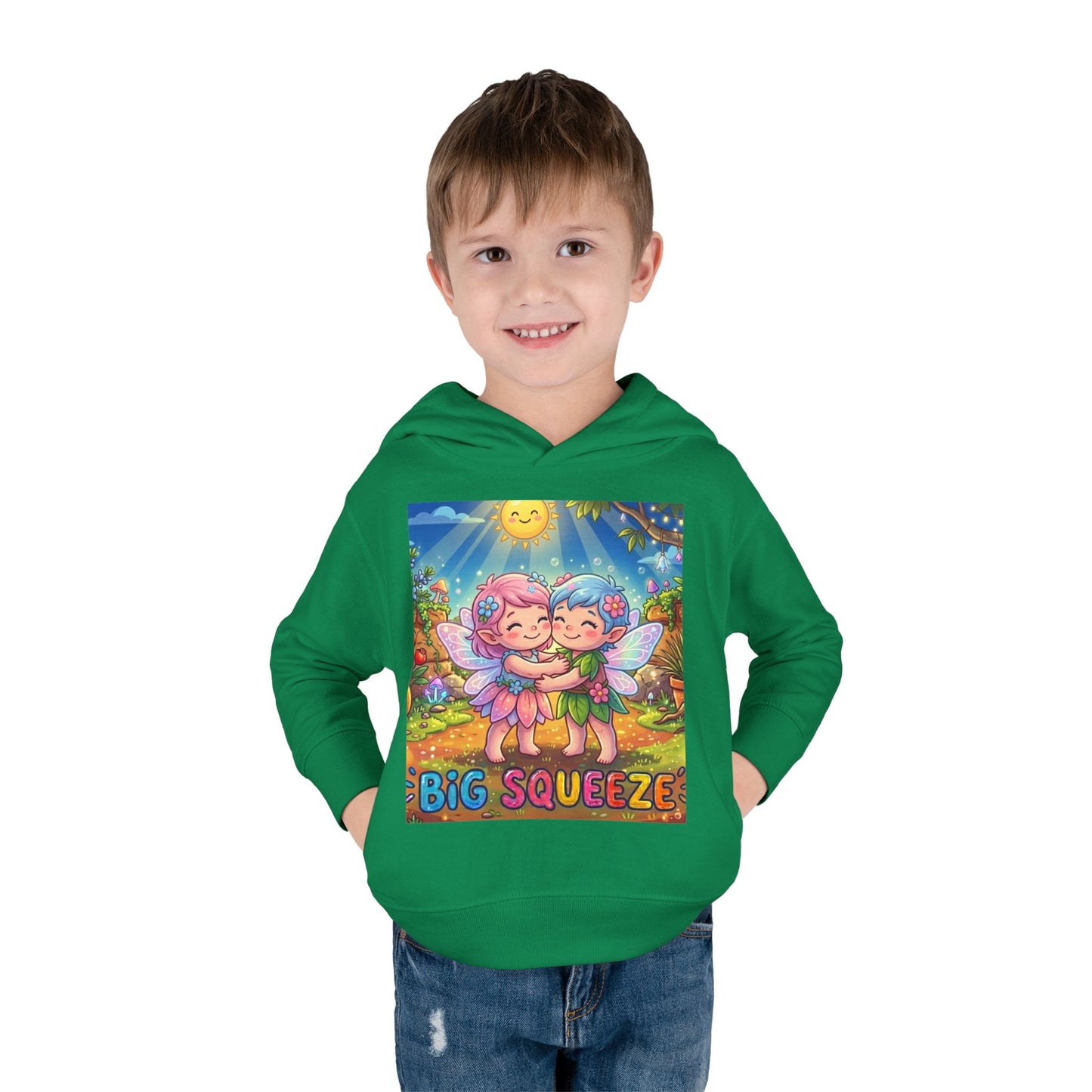 Big Squeeze Fairy Toddler Pullover Fleece Hoodie