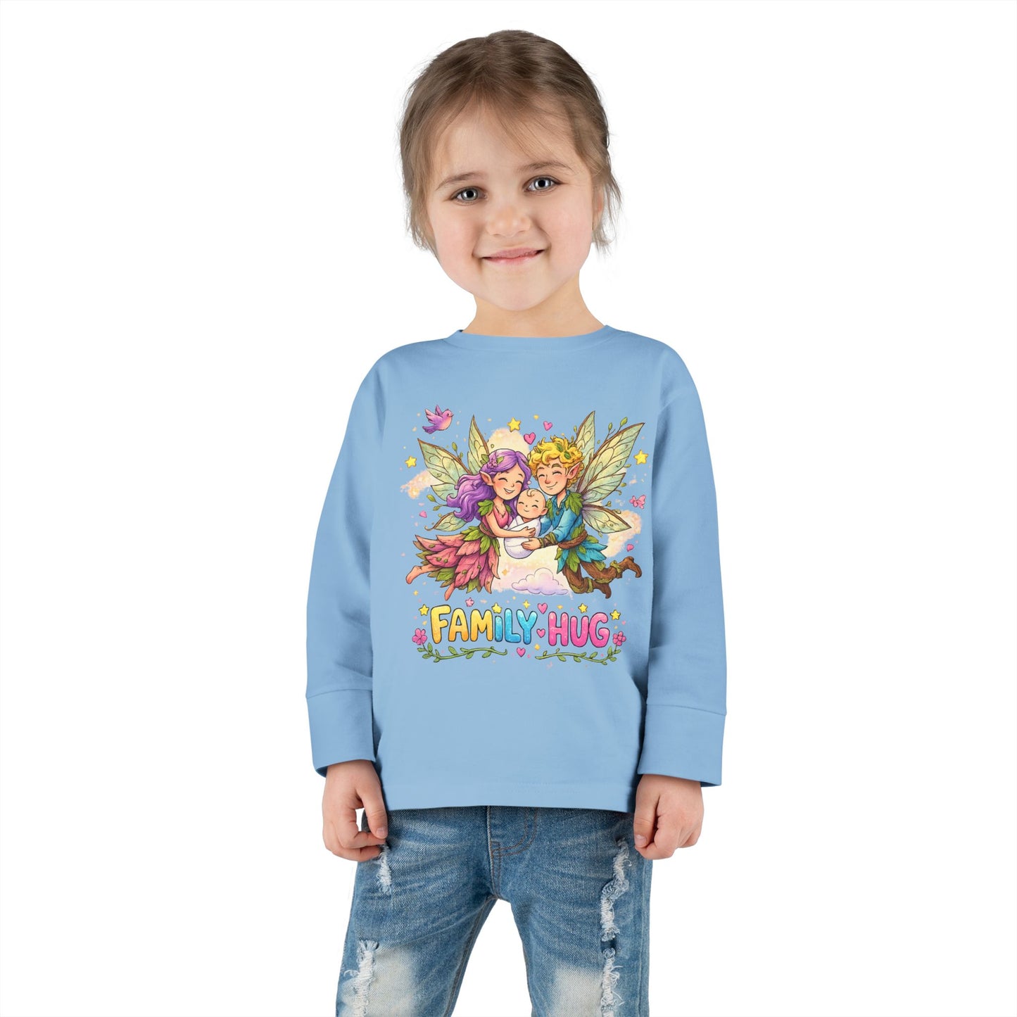 Family Hug Fairy Toddler Long Sleeve Tee