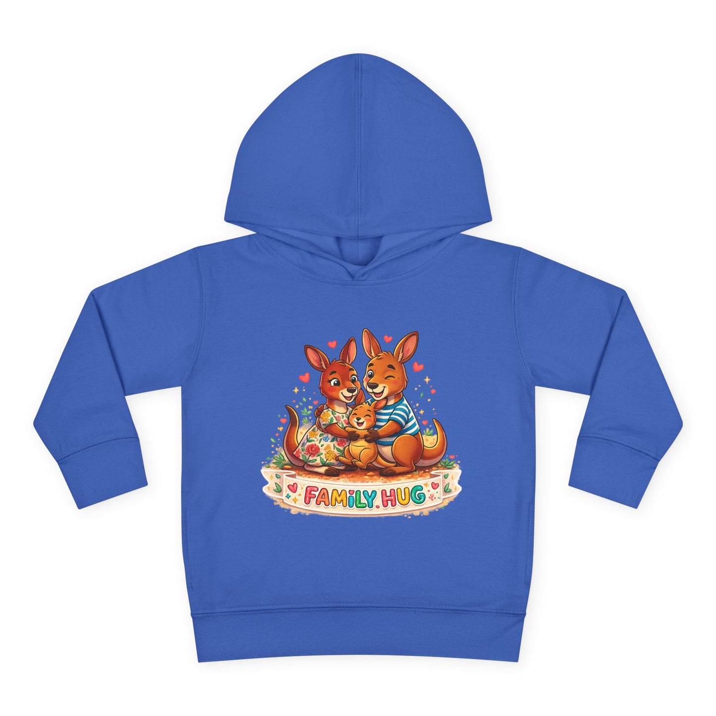 Family Hug Kangaroo Toddler Pullover Fleece Hoodie