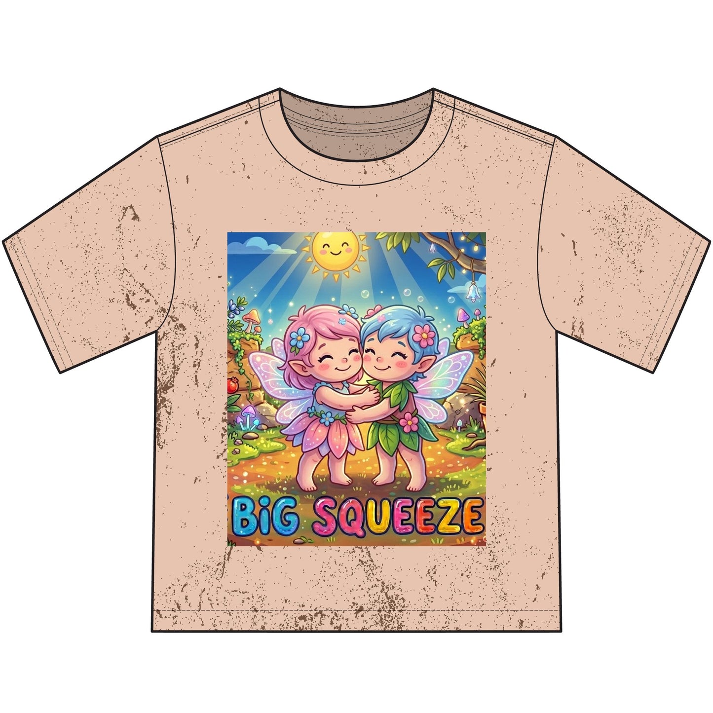 Big Squeeze Fairy Heavyweight Color Blast Youth T-Shirt