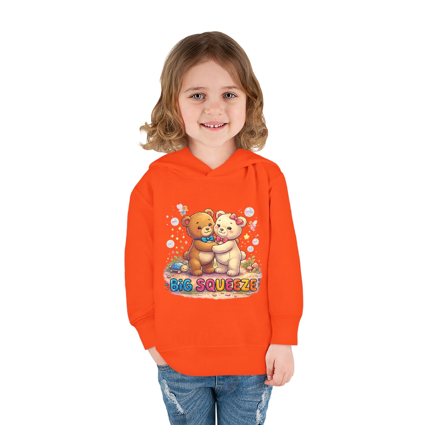Big Squeeze Teddy Toddler Pullover Fleece Hoodie