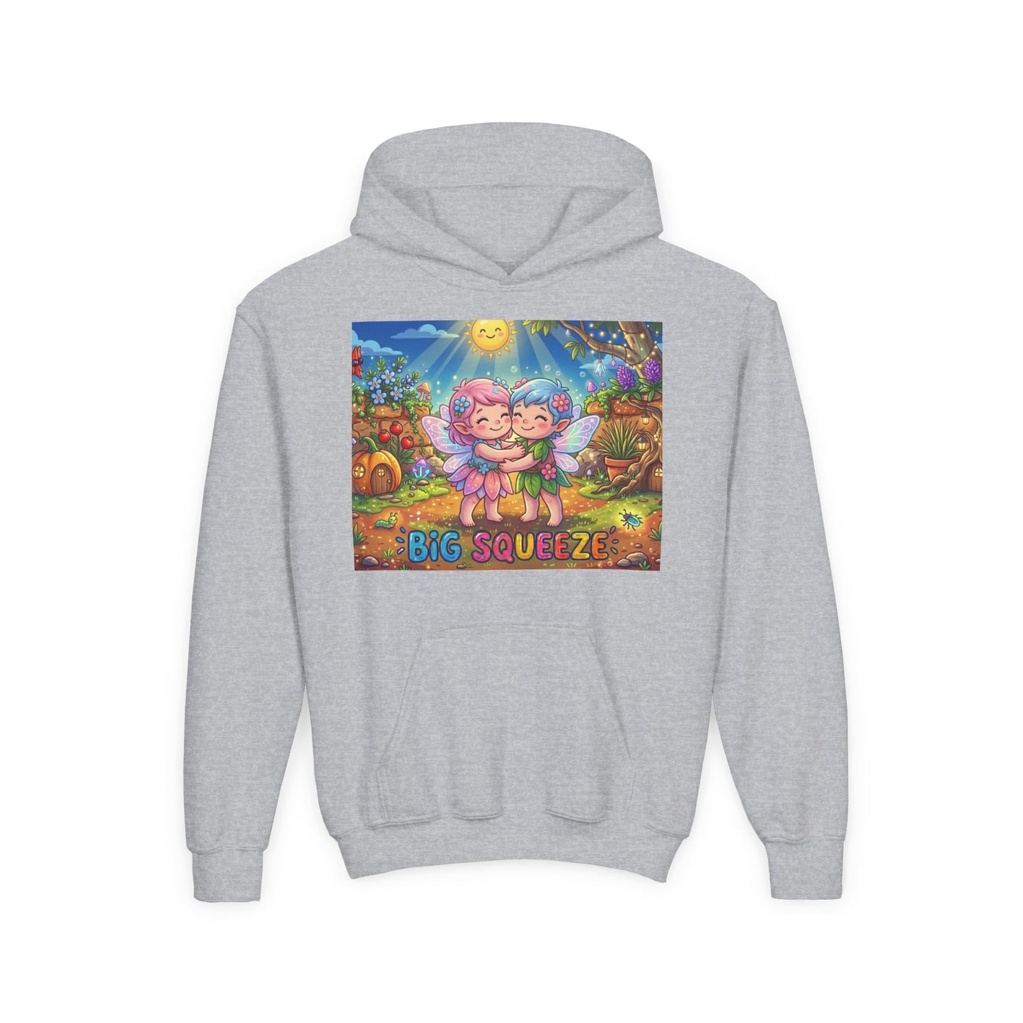 Big Squeeze Fairy Youth Heavy Blend Hooded Sweatshirt
