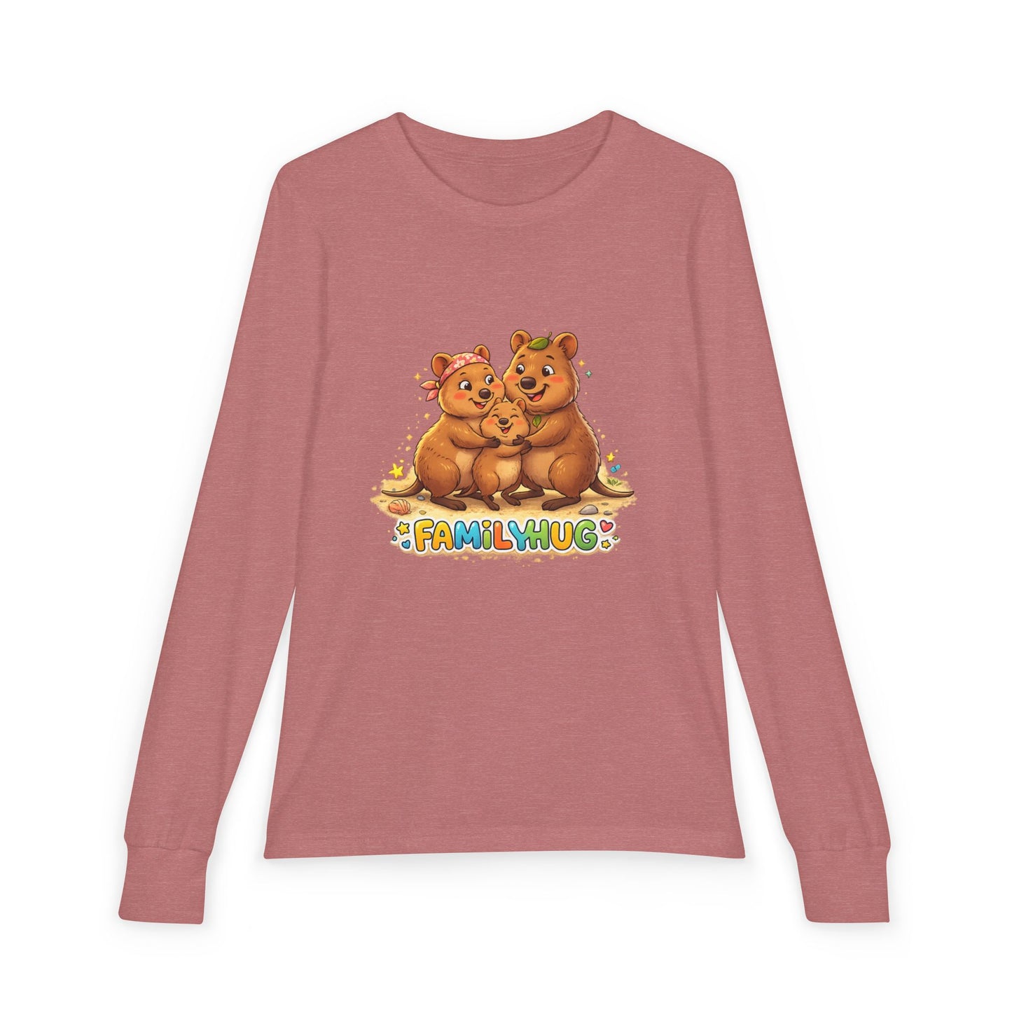 Family Hug Quokka Youth Jersey Long Sleeve Tee