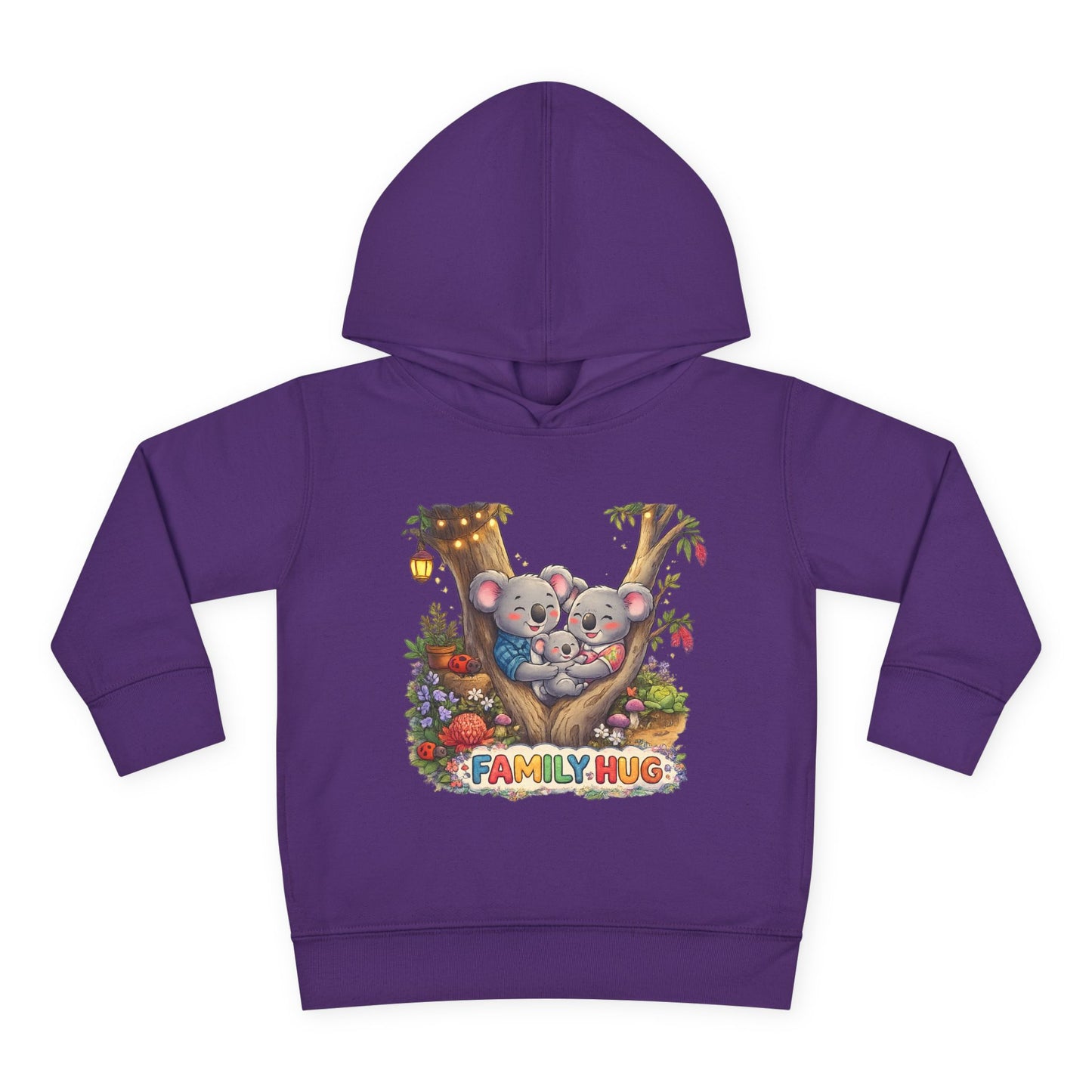 Family Hug Koala Toddler Pullover Fleece Hoodie