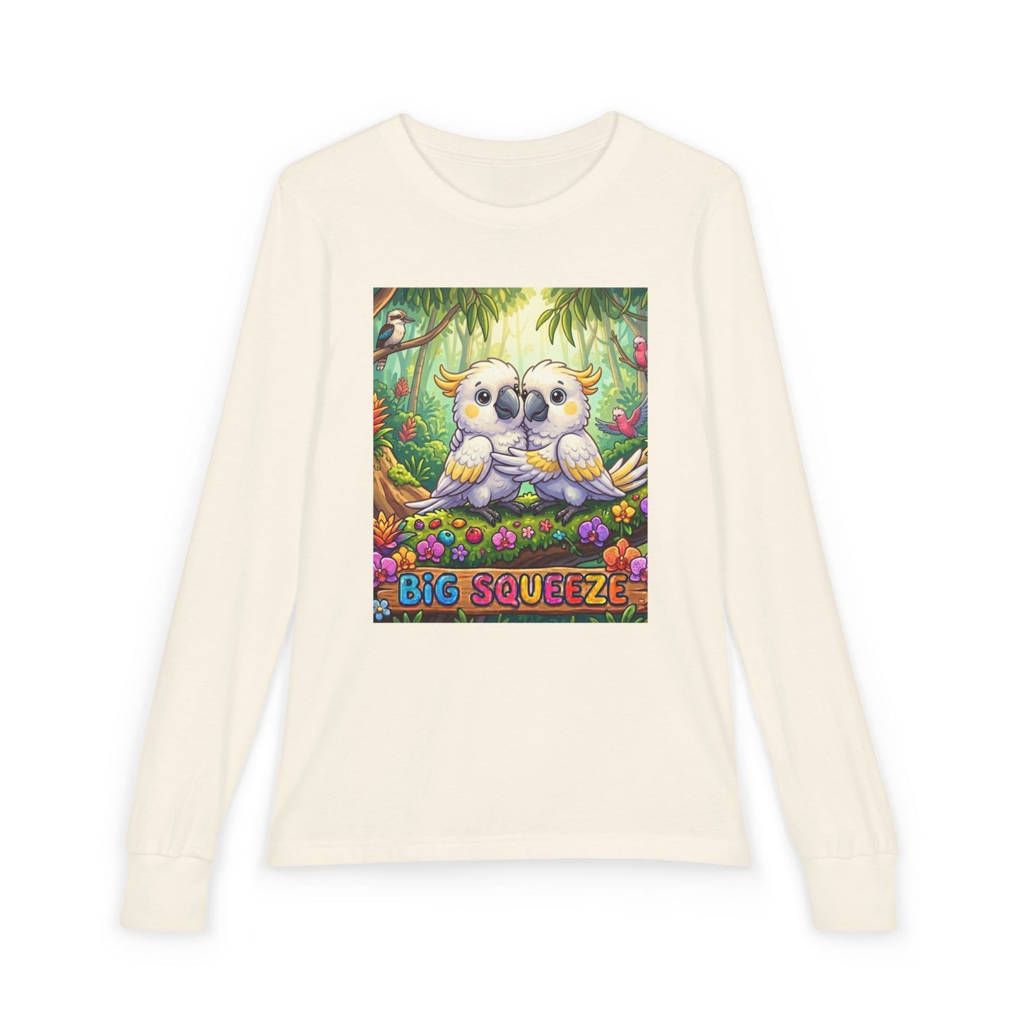 Big Squeeze Cockatoo Youth Jersey Long Sleeve Tee