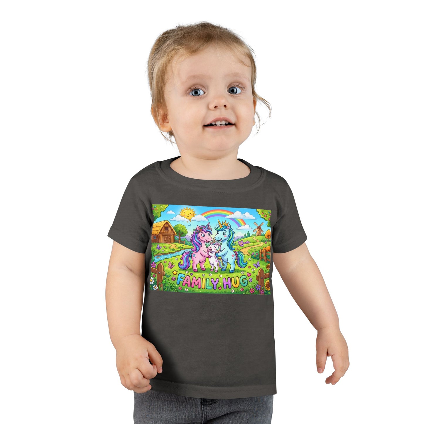 Family Hug Unicorn Toddler T-shirt