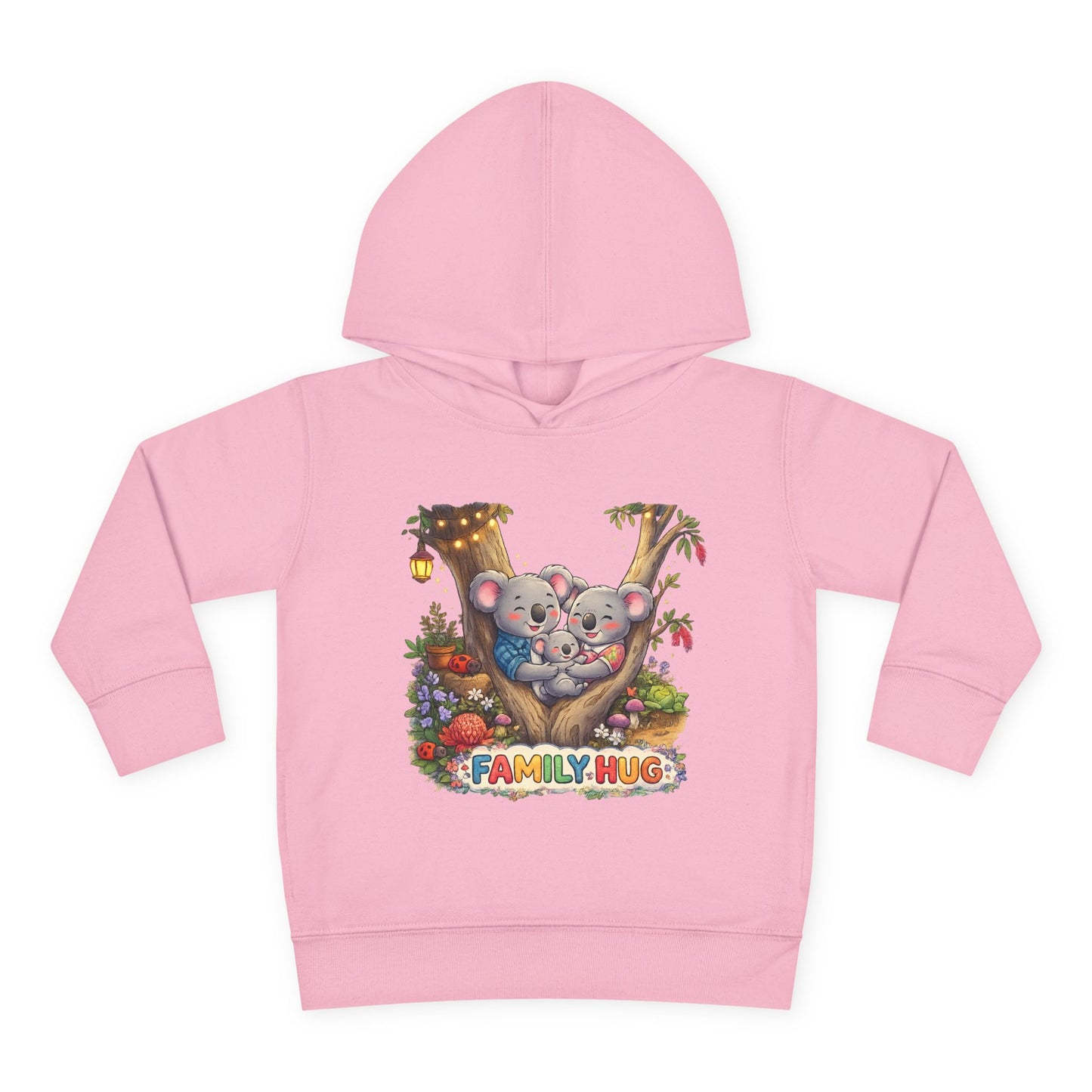 Family Hug Koala Toddler Pullover Fleece Hoodie