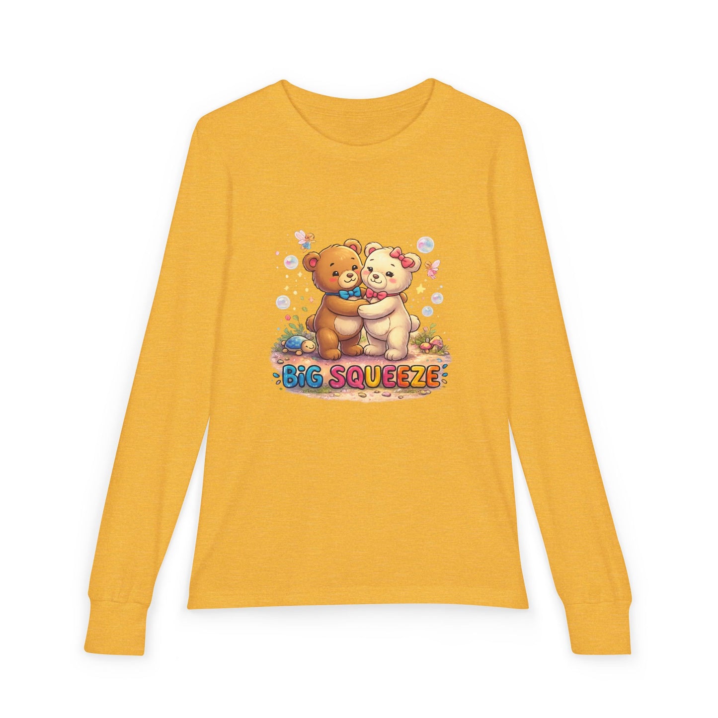 Big Squeeze Teddy Youth Jersey Long Sleeve Tee