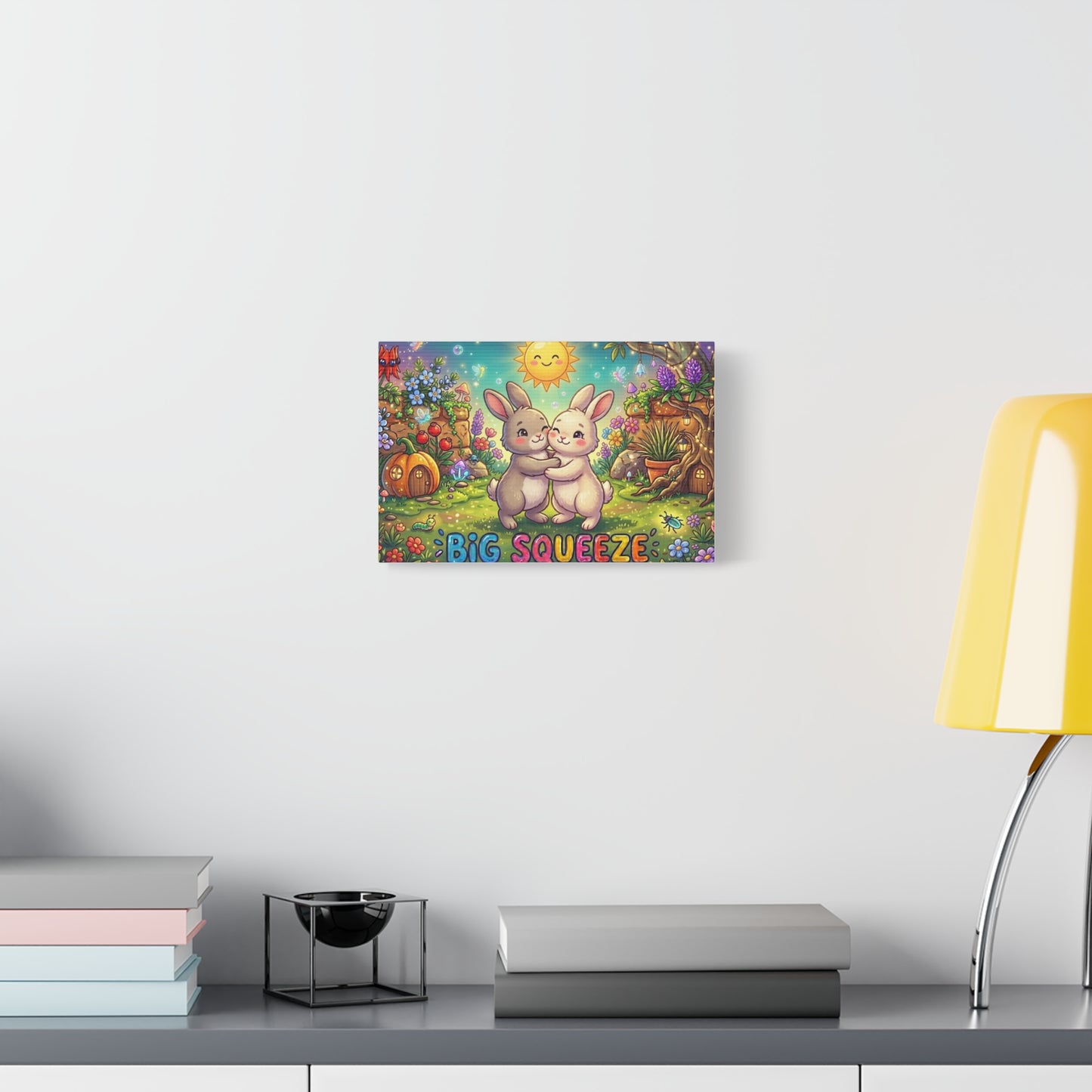 Big Squeeze Bunny Classic Canvas