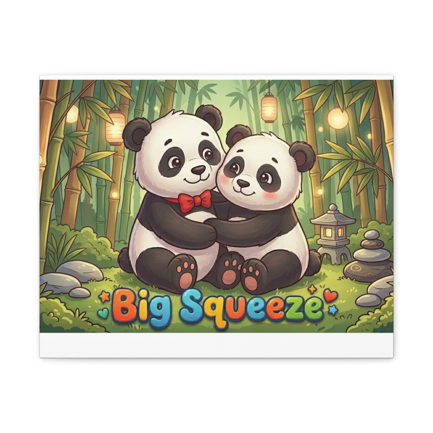Big Squeeze Panda Classic Canvas