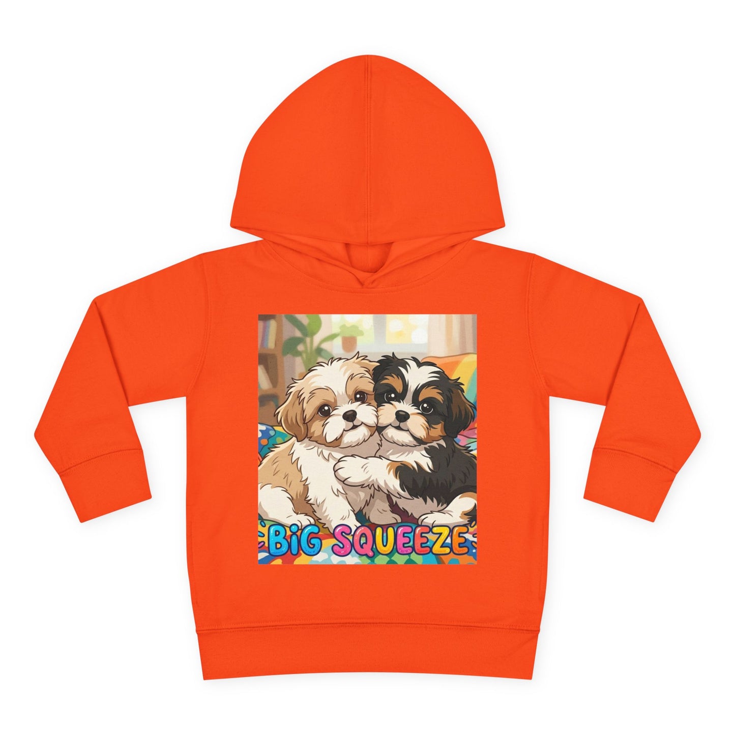 Big Squeeze Shih Tzu Toddler Pullover Fleece Hoodie