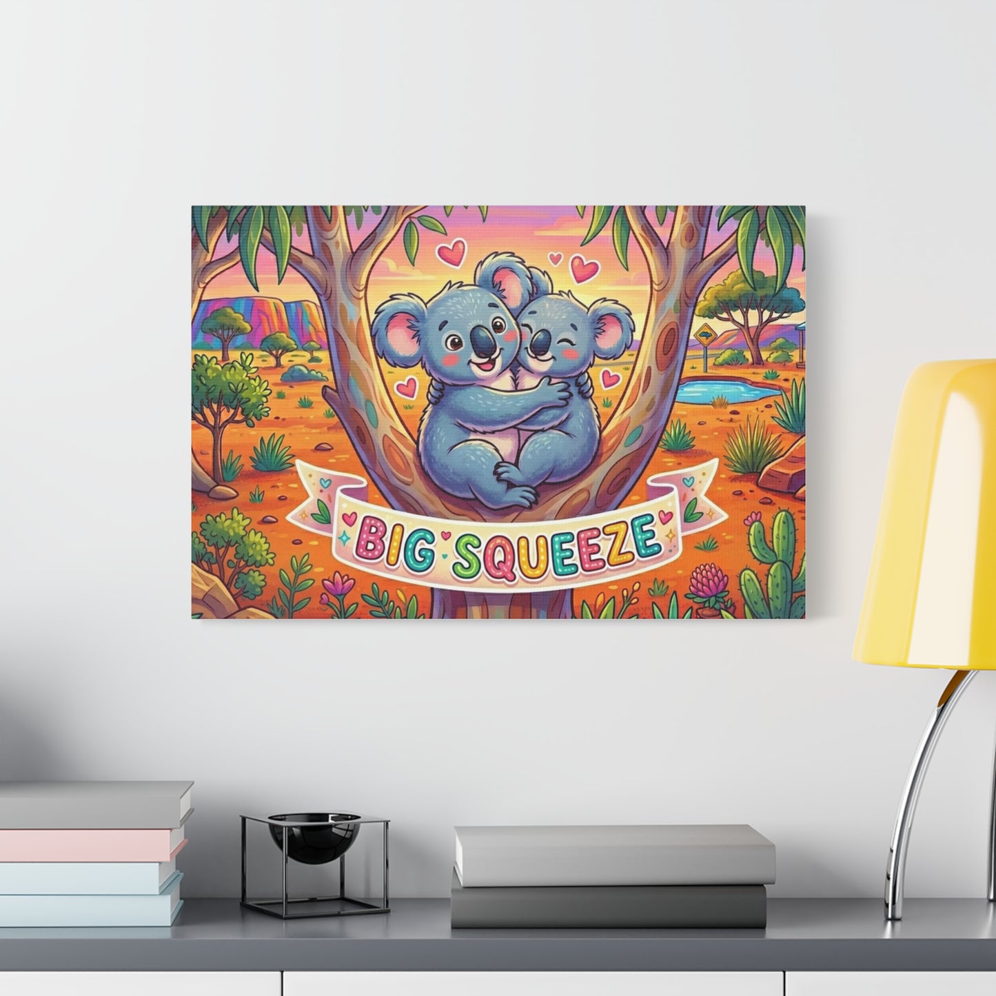 Big Squeeze Koala Classic Canvas