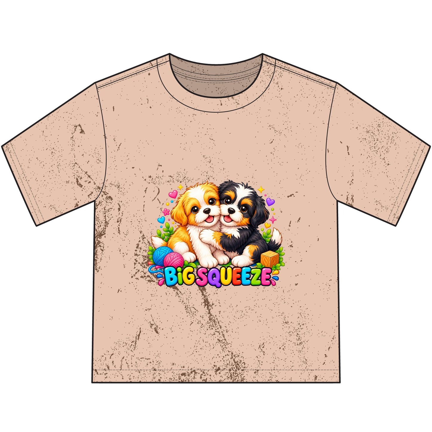 Big Squeeze Shih Tzu Heavyweight Color Blast Youth T-Shirt