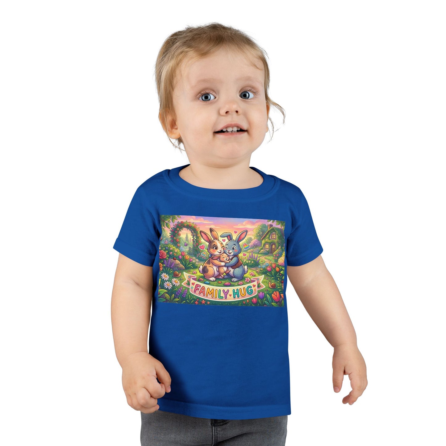 Family Hug Bunny Toddler T-shirt