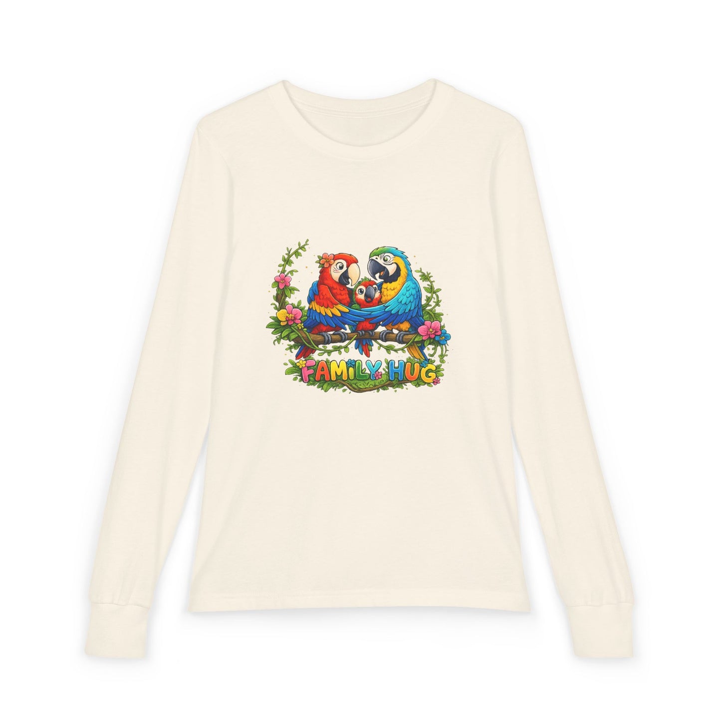 Family Hug Maqaw Youth Jersey Long Sleeve Tee