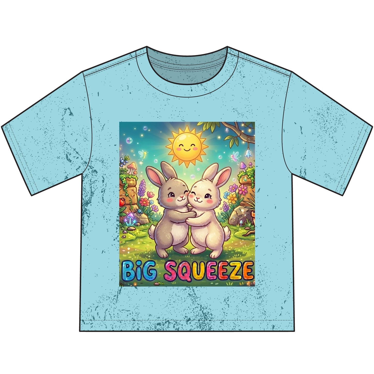 Big Squeeze Bunny Heavyweight Color Blast Youth T-Shirt