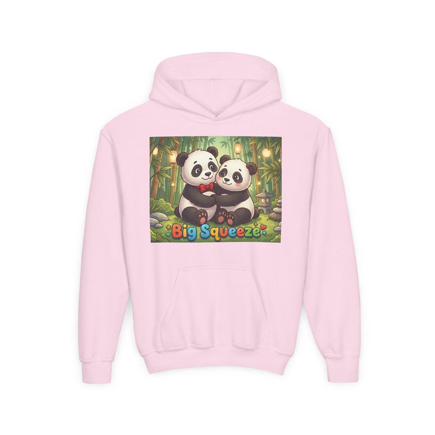 Big Squeeze Panda Youth Heavy Blend Hooded Sweatshirt