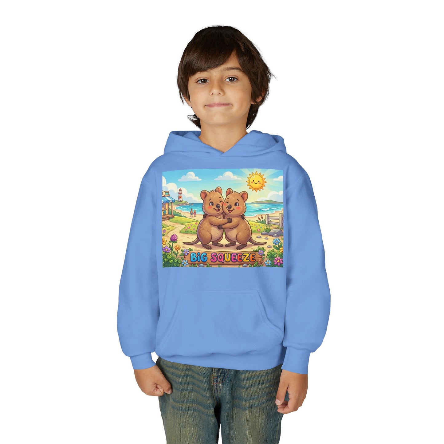 Big Squeeze Quokka Youth Heavy Blend Hooded Sweatshirt