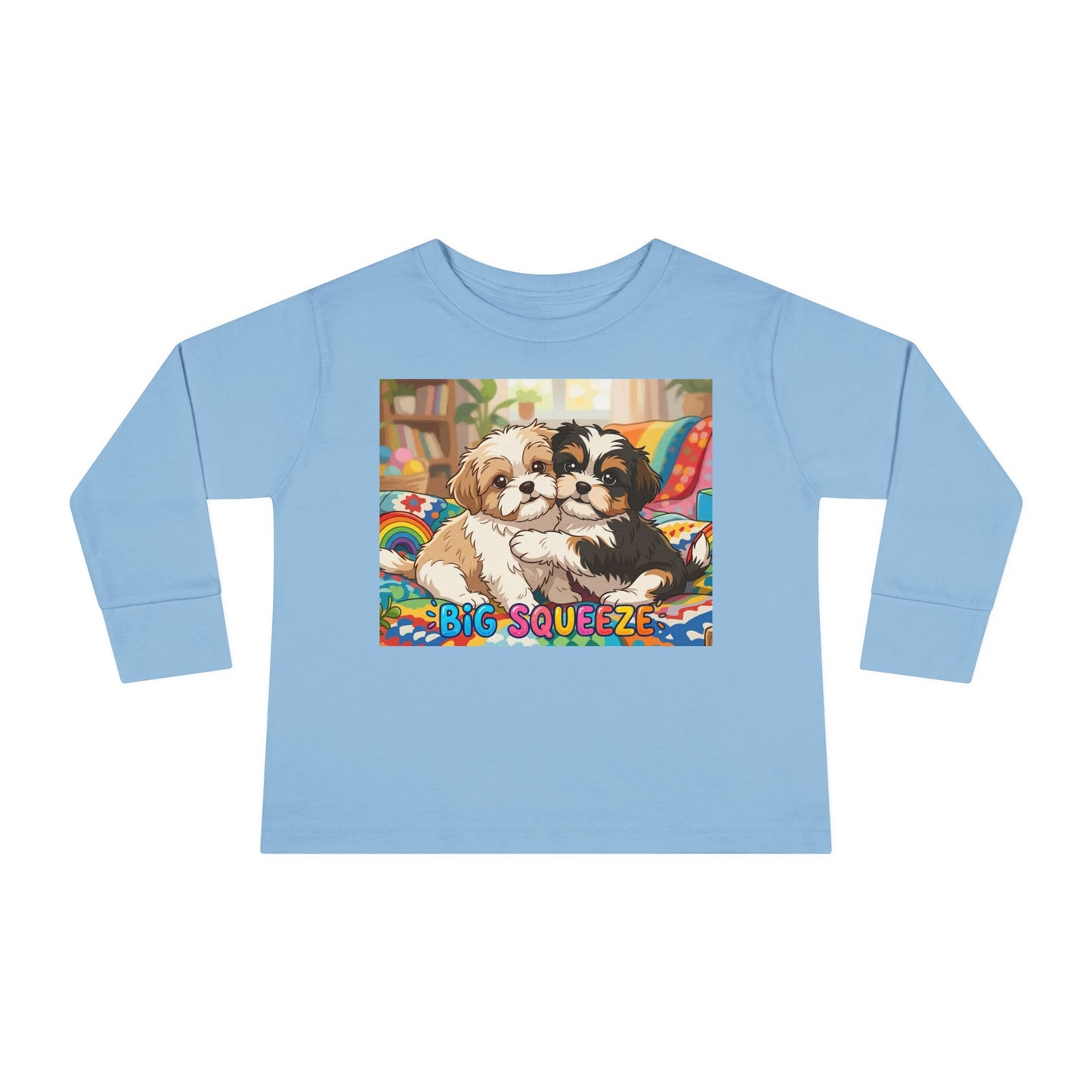 Big Squeeze Shih Tzu Toddler Long Sleeve Tee