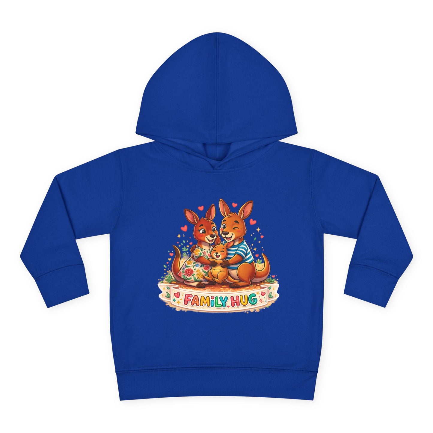 Family Hug Kangaroo Toddler Pullover Fleece Hoodie