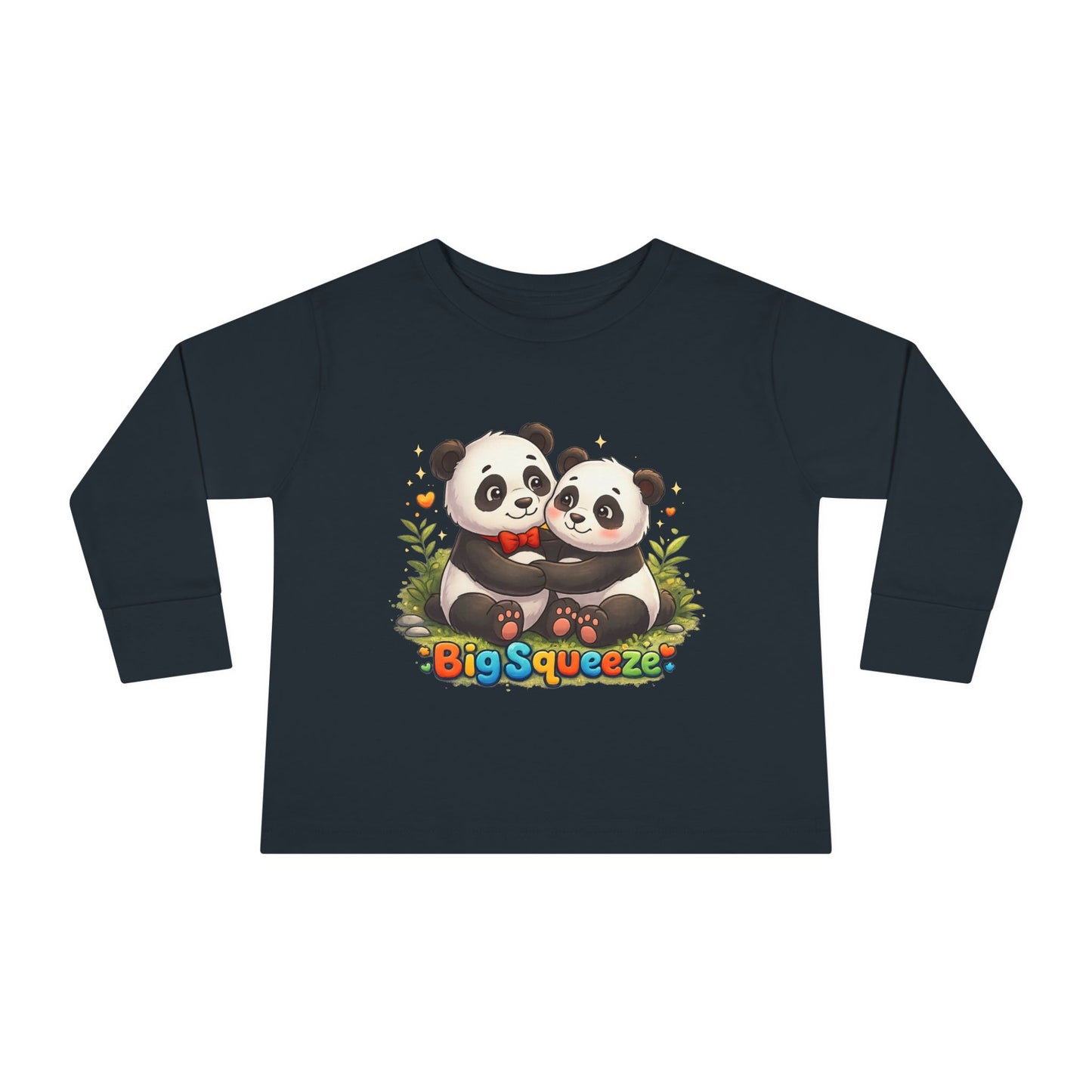 Big Squeeze Panda Toddler Long Sleeve Tee