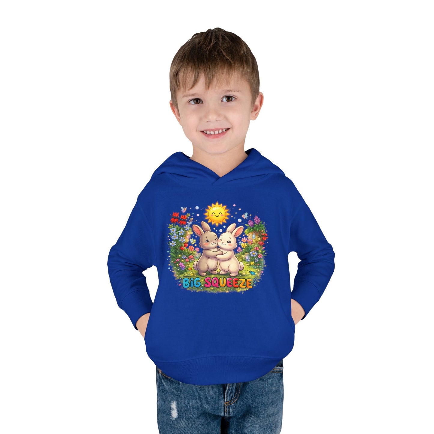 Big Squeeze Bunny Toddler Pullover Fleece Hoodie
