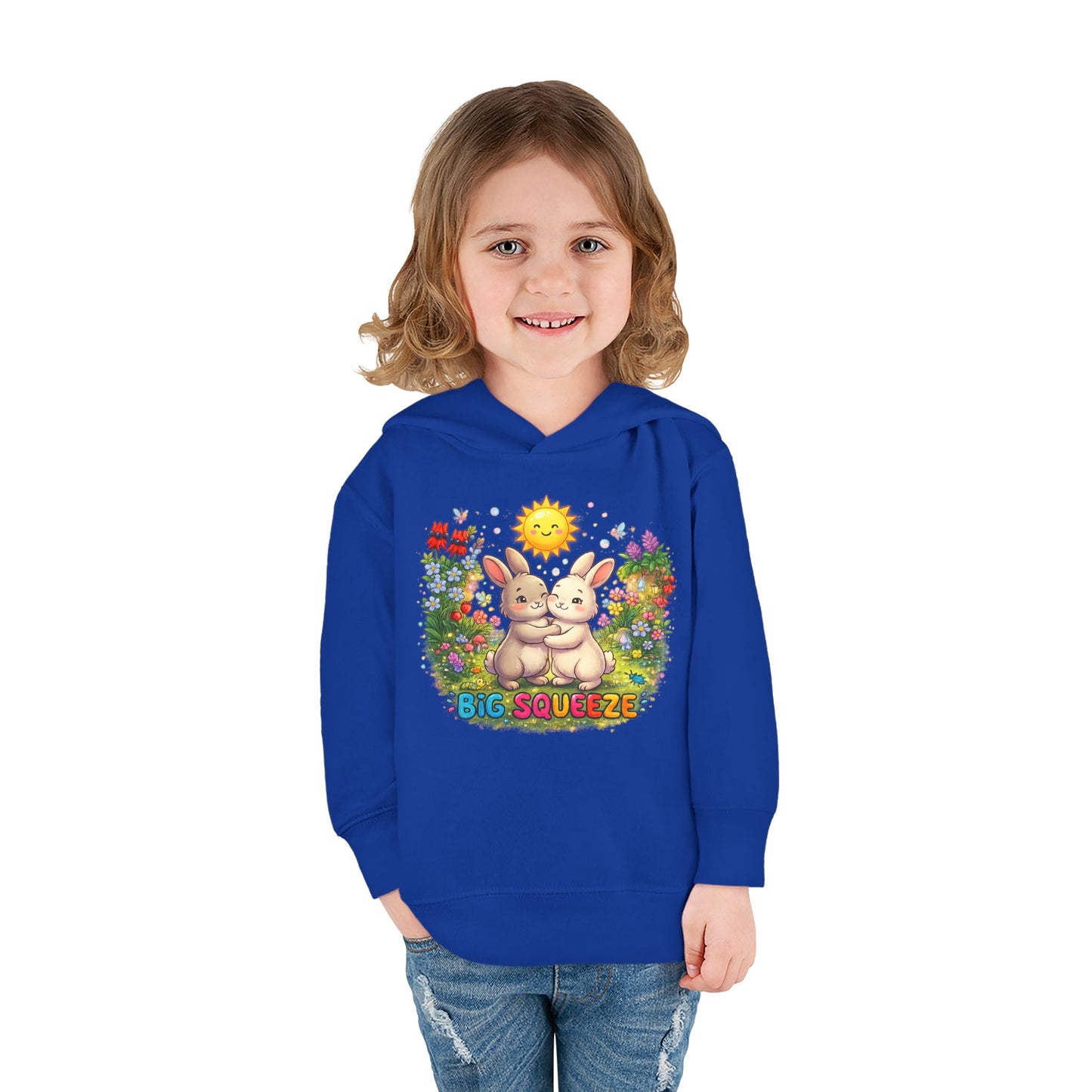 Big Squeeze Bunny Toddler Pullover Fleece Hoodie
