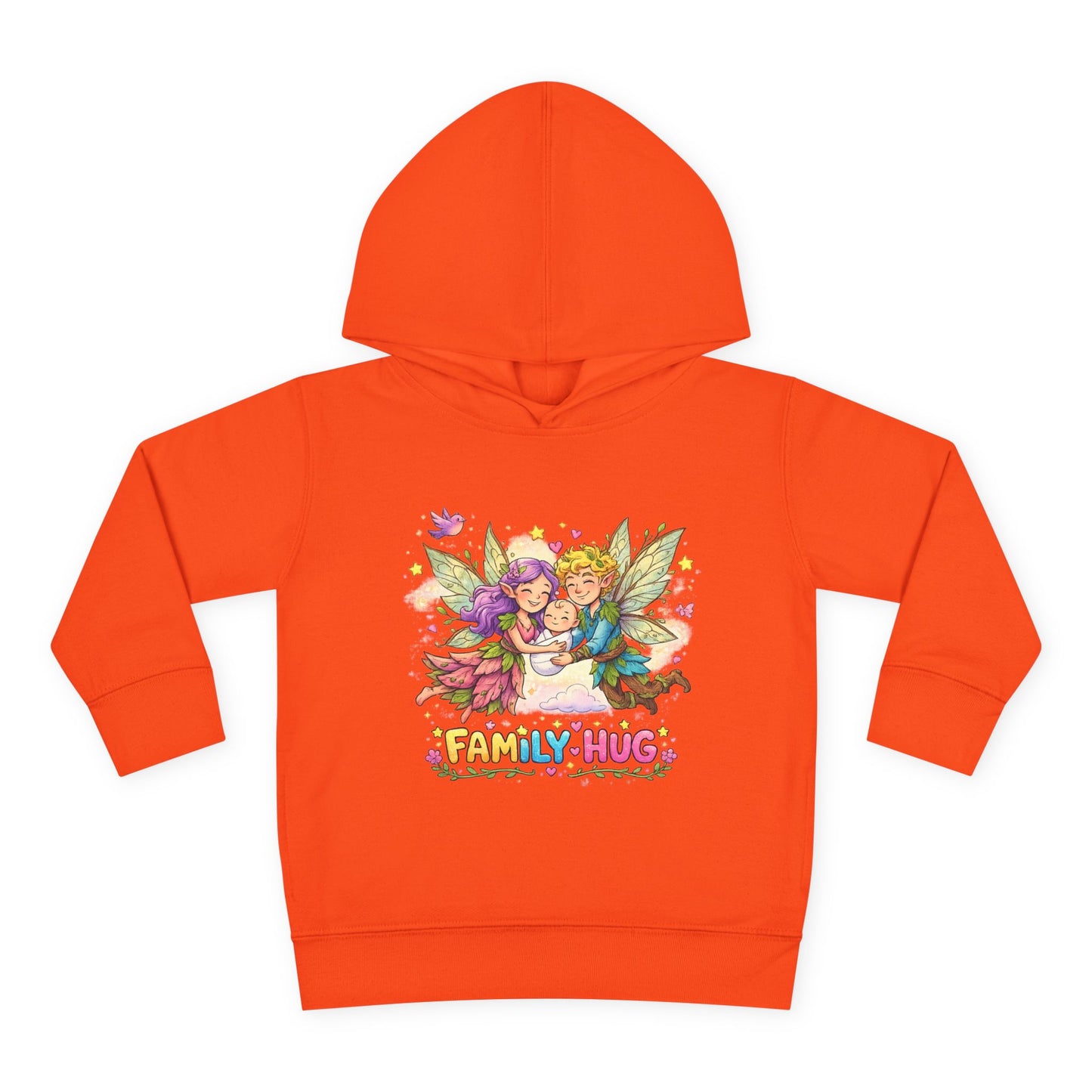 Family Hug Fairy Toddler Pullover Fleece Hoodie