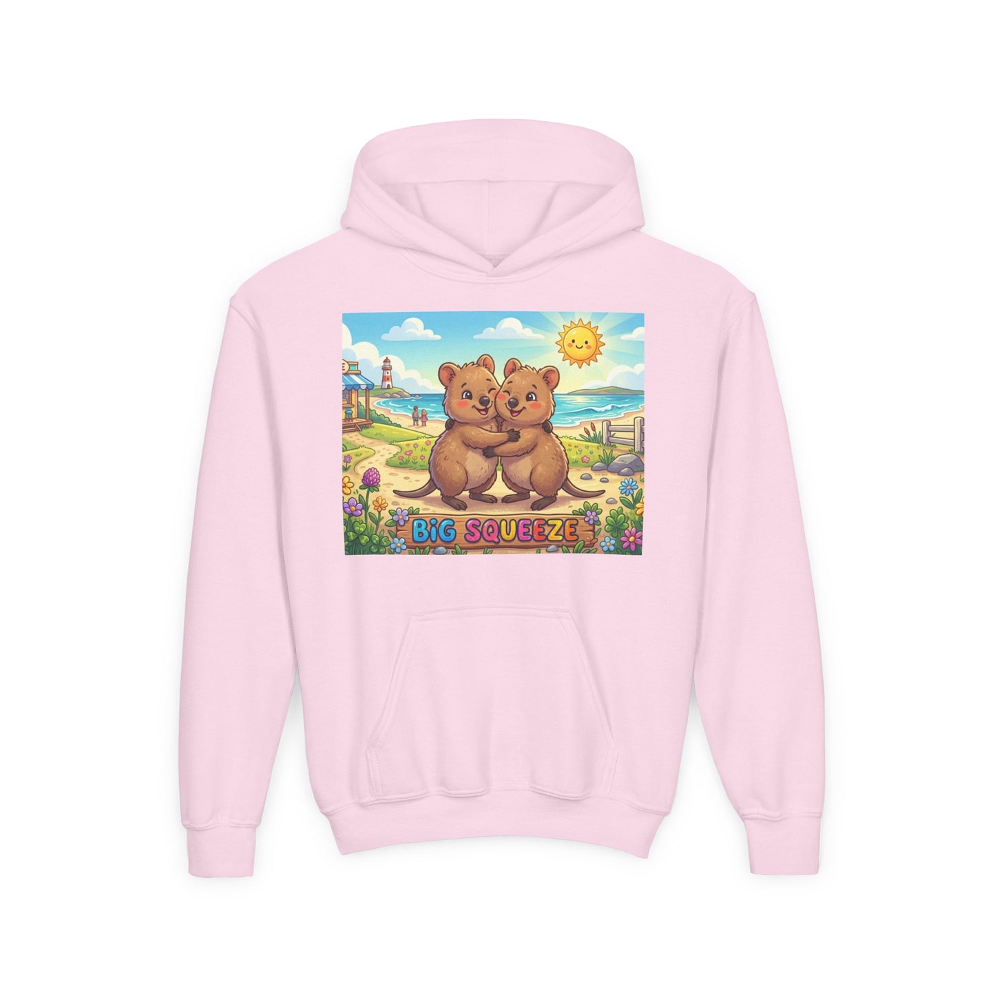 Big Squeeze Quokka Youth Heavy Blend Hooded Sweatshirt