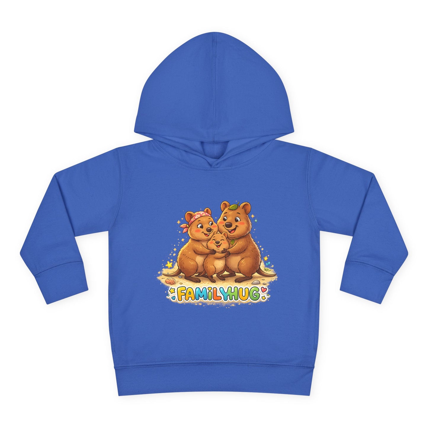 Family Hug Quokka Toddler Pullover Fleece Hoodie